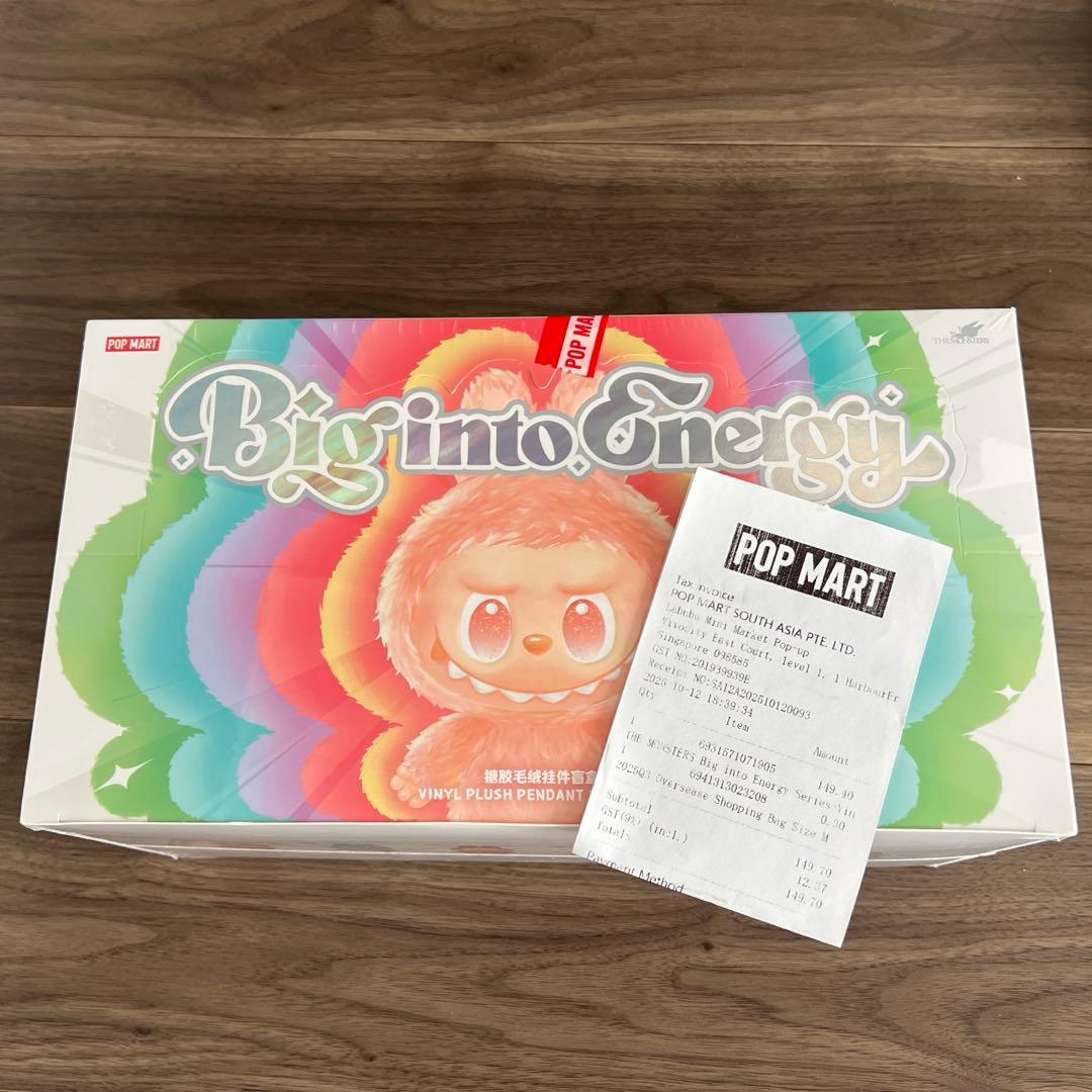 LABUBU BIG INTO ENERGYシリーズ 1BOX（6ピース入り）