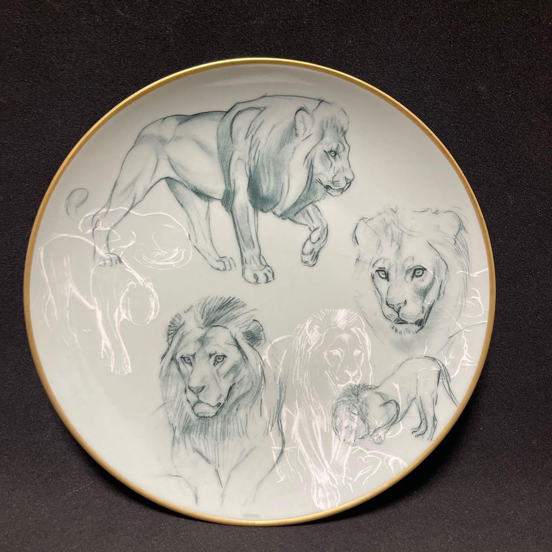 【希少】HERMES 赤道直下のスケッチ　プレート　1枚　【未使用】