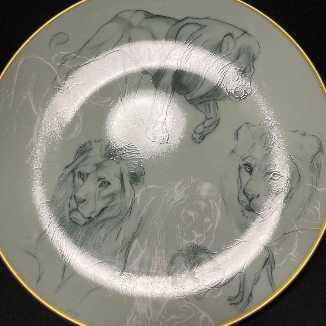 【希少】HERMES 赤道直下のスケッチ　プレート　1枚　【未使用】