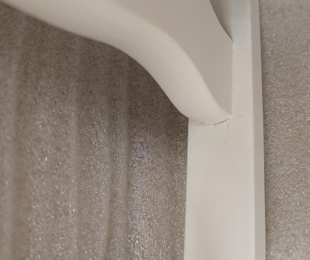 岩附 チェア IWC-303 アイボリー 背もたれにキズあり 椅子 いす