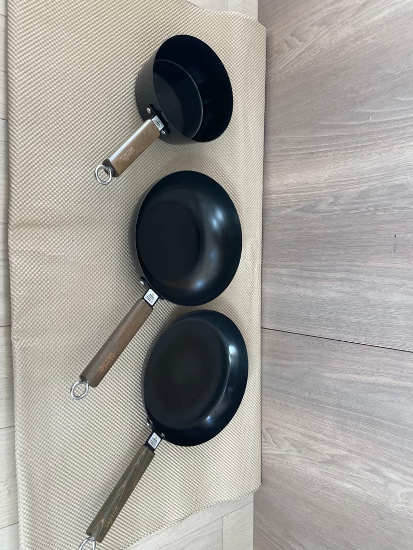 「入手困難」simfe 窒化鉄フライパン3点セット フライパン