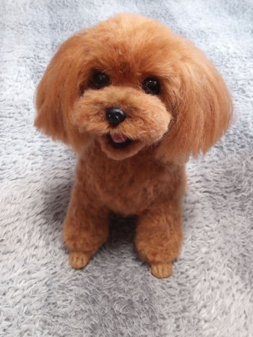 愛犬さんの羊毛フェルトオーダー・マロンチョコ様ご確認専用