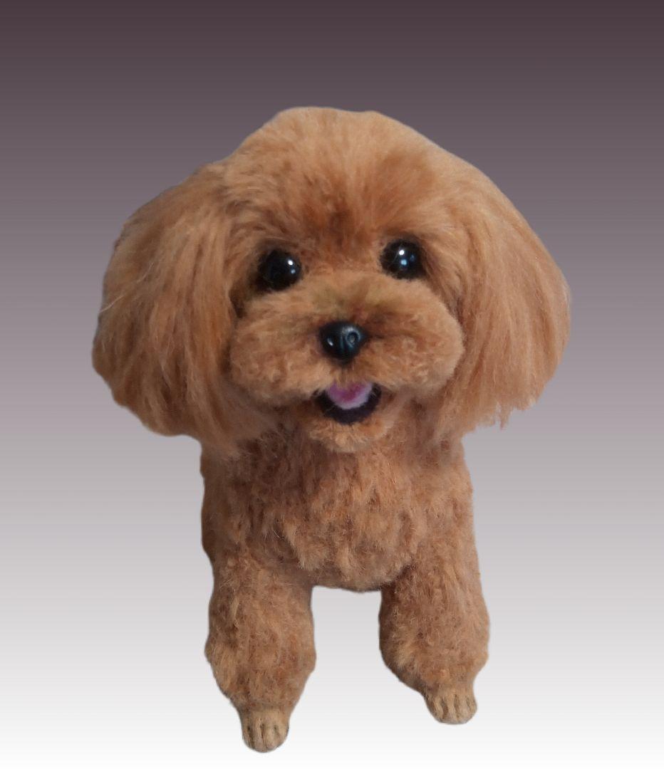 愛犬さんの羊毛フェルトオーダー・マロンチョコ様ご確認専用