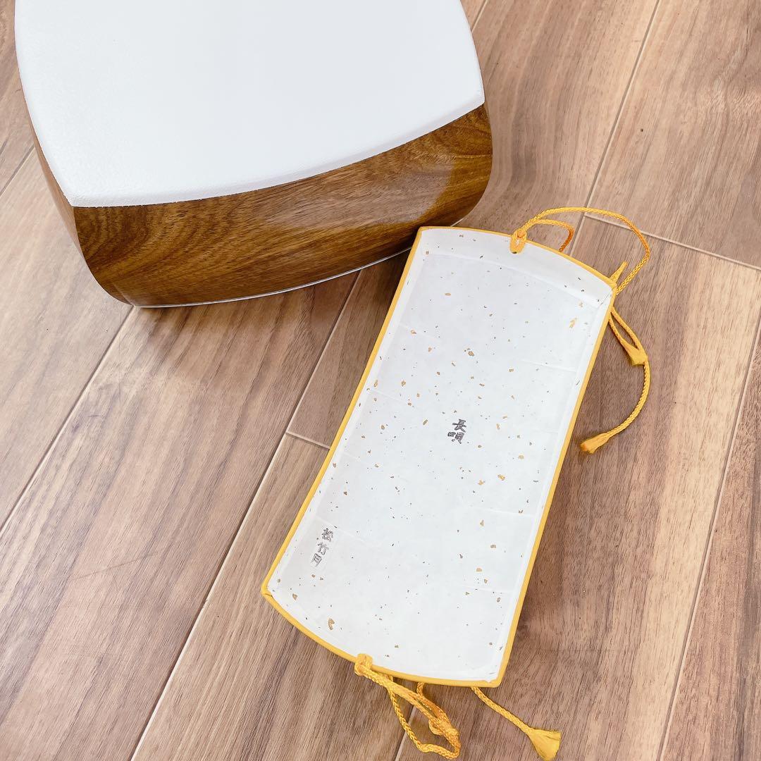 三味線 樫棹　細棹 犬皮 付属品多数 バチ付き