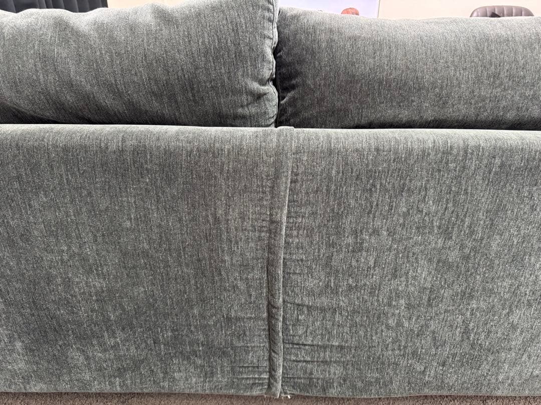 ソファ　2.3人掛け　［関家具］エレーナ　ファブリックチャコール