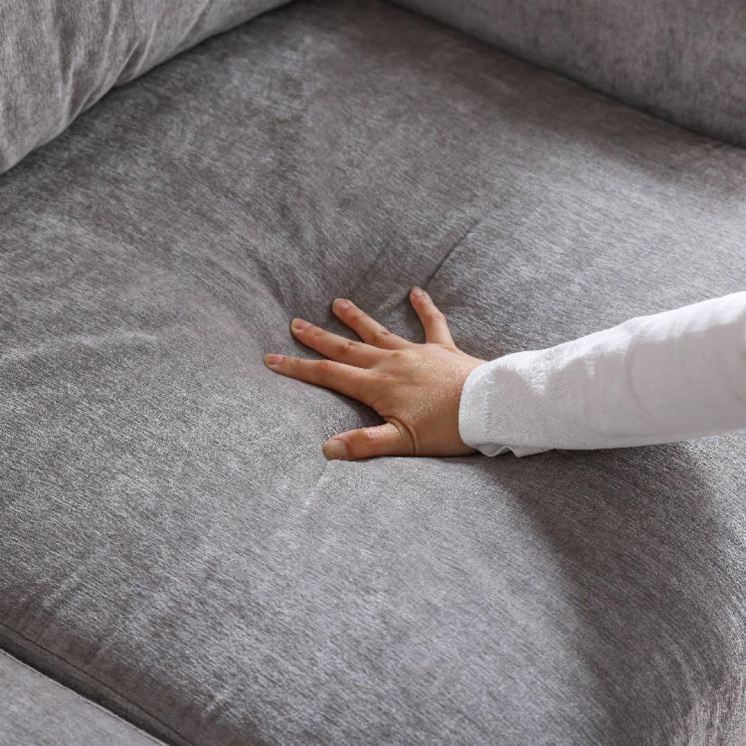 ソファ　2.3人掛け　［関家具］エレーナ　ファブリックチャコール