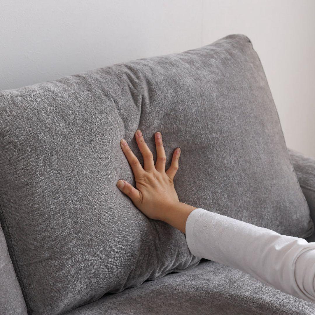 ソファ　2.3人掛け　［関家具］エレーナ　ファブリックチャコール