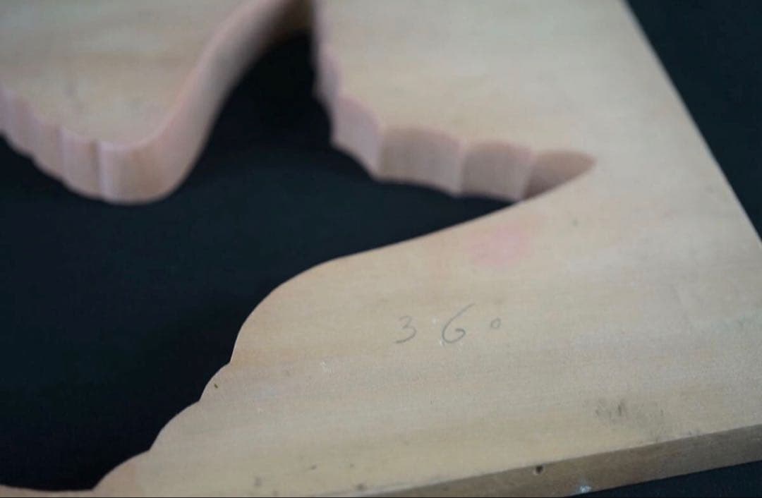 菓子型 特大型の鯛 タイ 42.1×21.6cm 和菓子 古道具アンティーク木彫