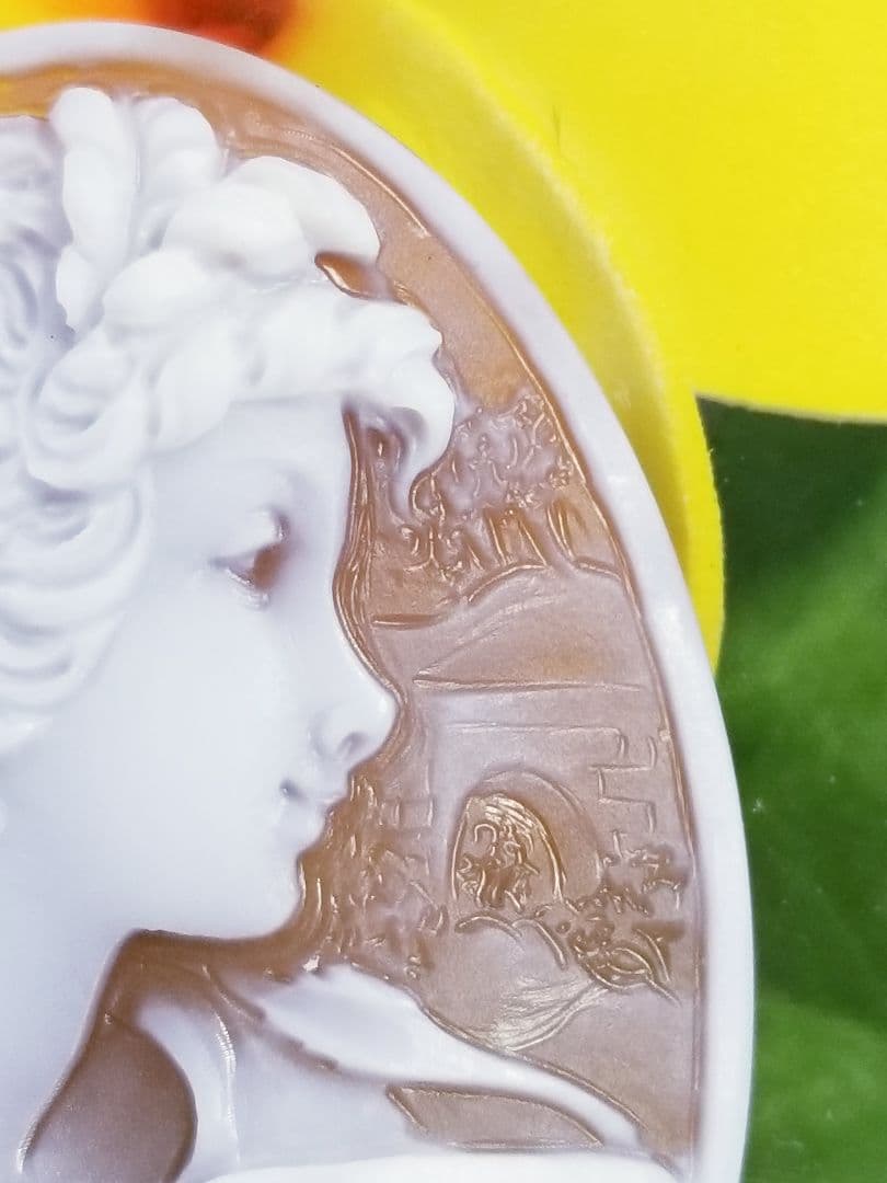 KS-076 【マリアーノ・アキート】作 天然シェルカメオルース - メルカリ