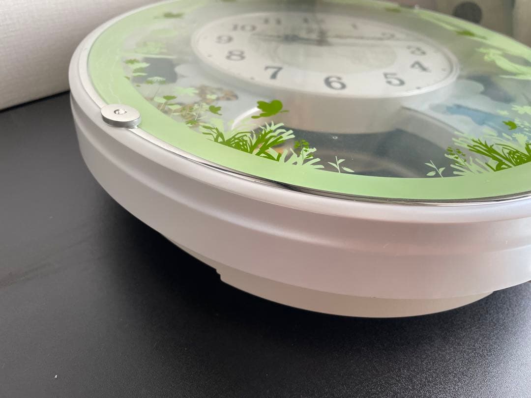 リズム 掛け時計 4MN523MC03 電波 くまのプーさん からくり時計