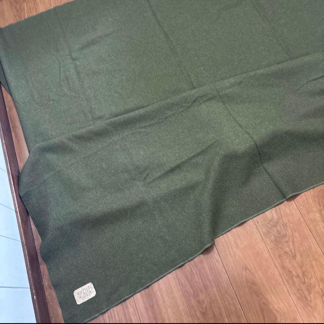 70s デッドストック　米軍実物　ウールブランケット　WOOL BLANKET
