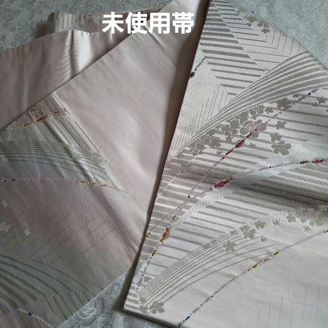 【K727】七五三 七歳　 時短！ 二部式作り帯 舞台衣装にも　未使用帯