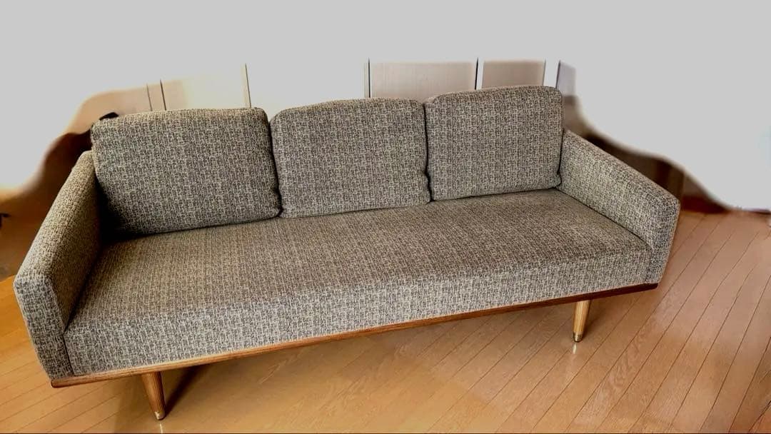 【美品・限定値引き】フランネルソファ・FOLKE（フォルケ） 3人掛け