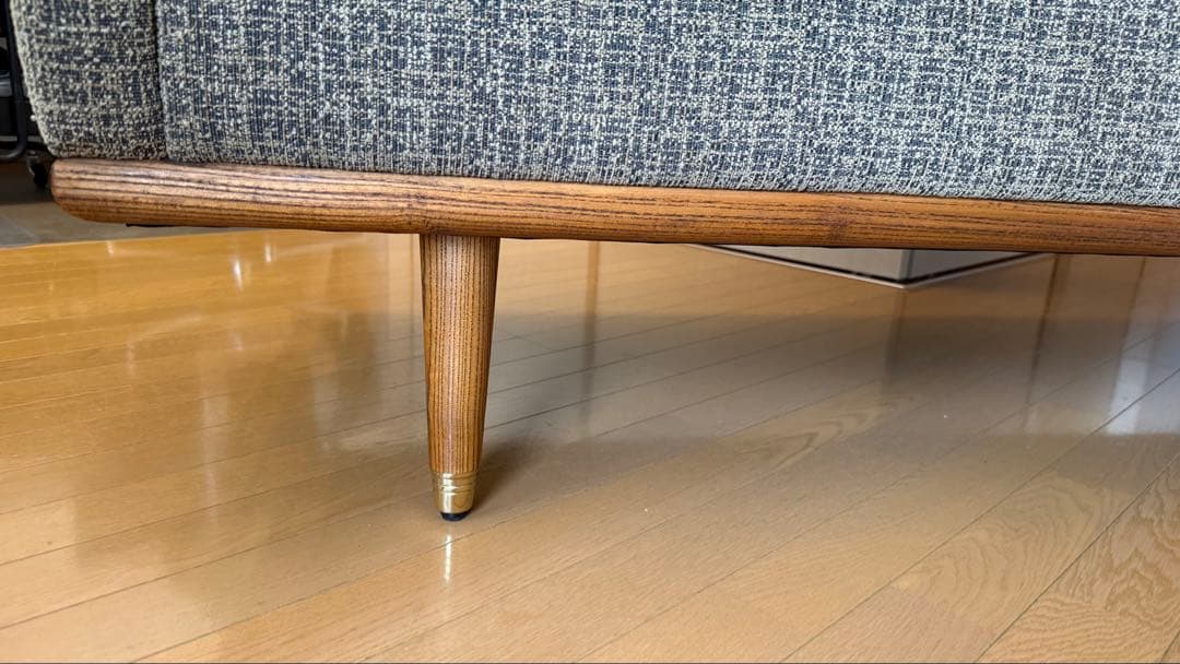 【美品・限定値引き】フランネルソファ・FOLKE（フォルケ） 3人掛け