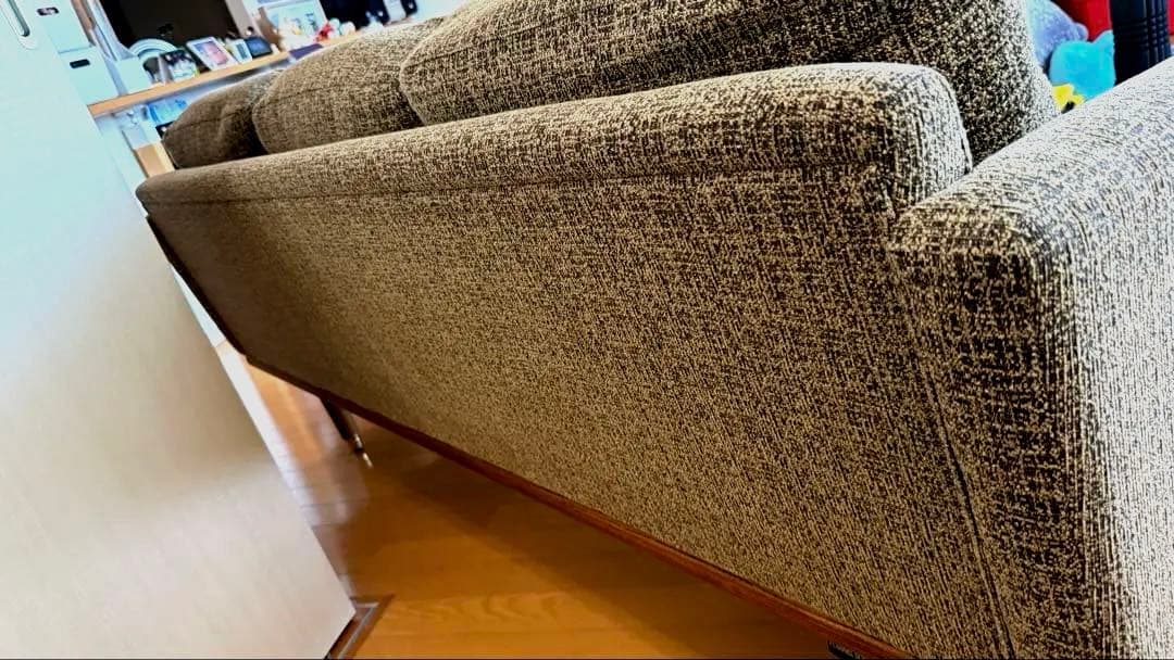 【美品・限定値引き】フランネルソファ・FOLKE（フォルケ） 3人掛け