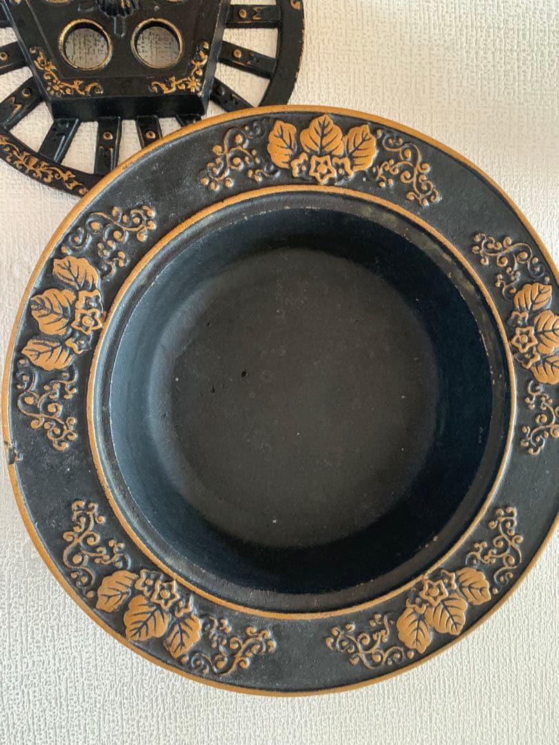 金属製　灰皿　アンティーク