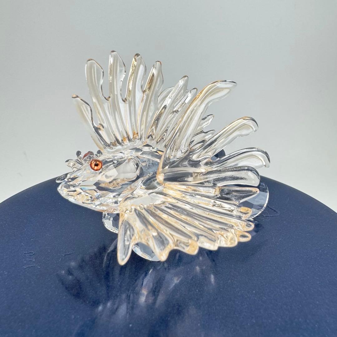 希少 廃盤品✨スワロフスキー カサゴ ライオンフィッシュ 置物