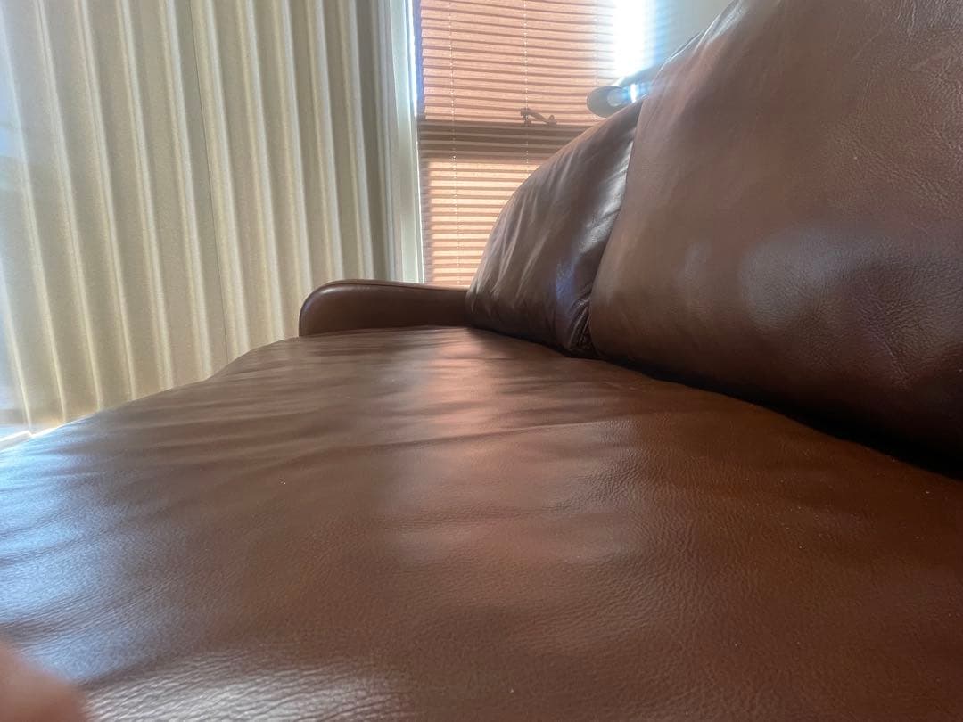 【超美品】ACTUS Five by Five 3350本革ソファ