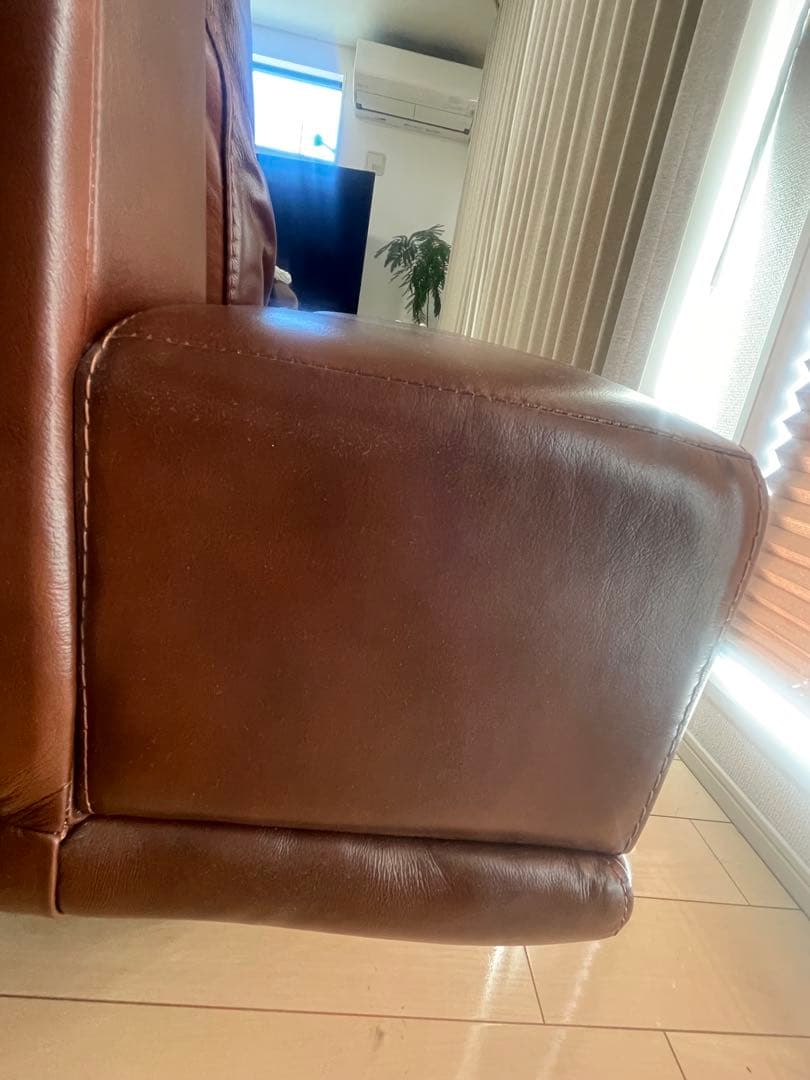 【超美品】ACTUS Five by Five 3350本革ソファ