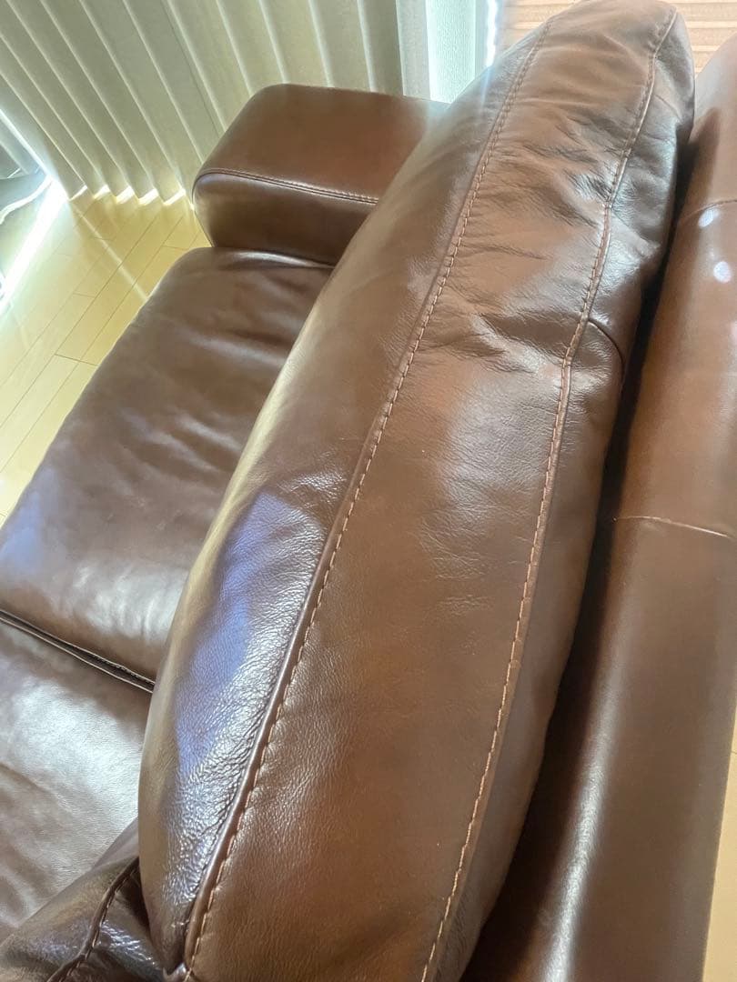 【超美品】ACTUS Five by Five 3350本革ソファ