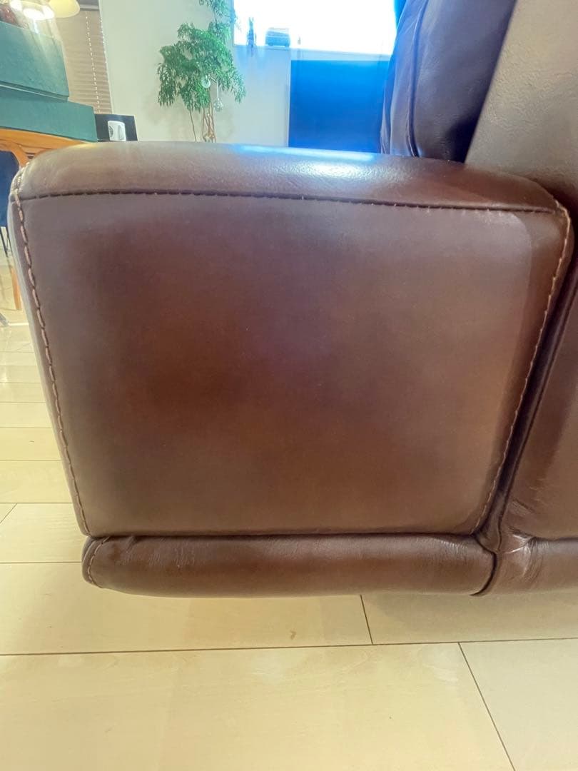 【超美品】ACTUS Five by Five 3350本革ソファ