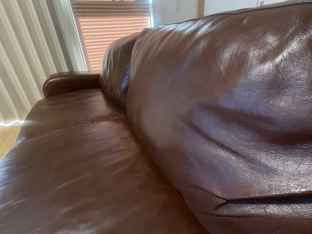 【超美品】ACTUS Five by Five 3350本革ソファ