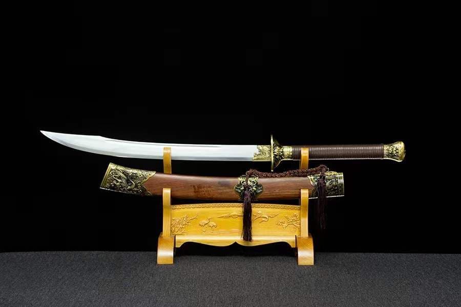 夜月黒龍高性能マンガン鋼 古兵器 武具 刀装具 日本刀 模造刀 居合刀