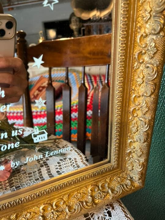 壁掛けミラー 鏡 インテリア アンティーク ビンテージ