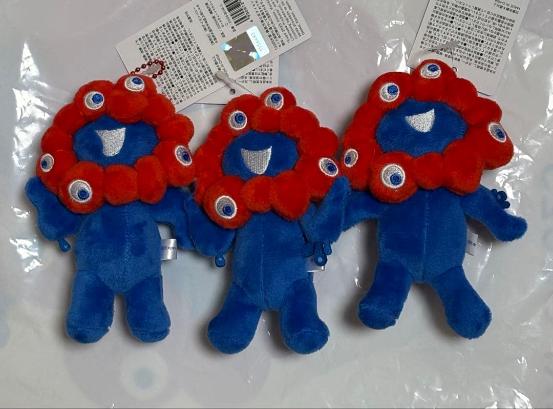 ミャクミャク ボールチェーン マスコット ABC 3個セット ノーマル