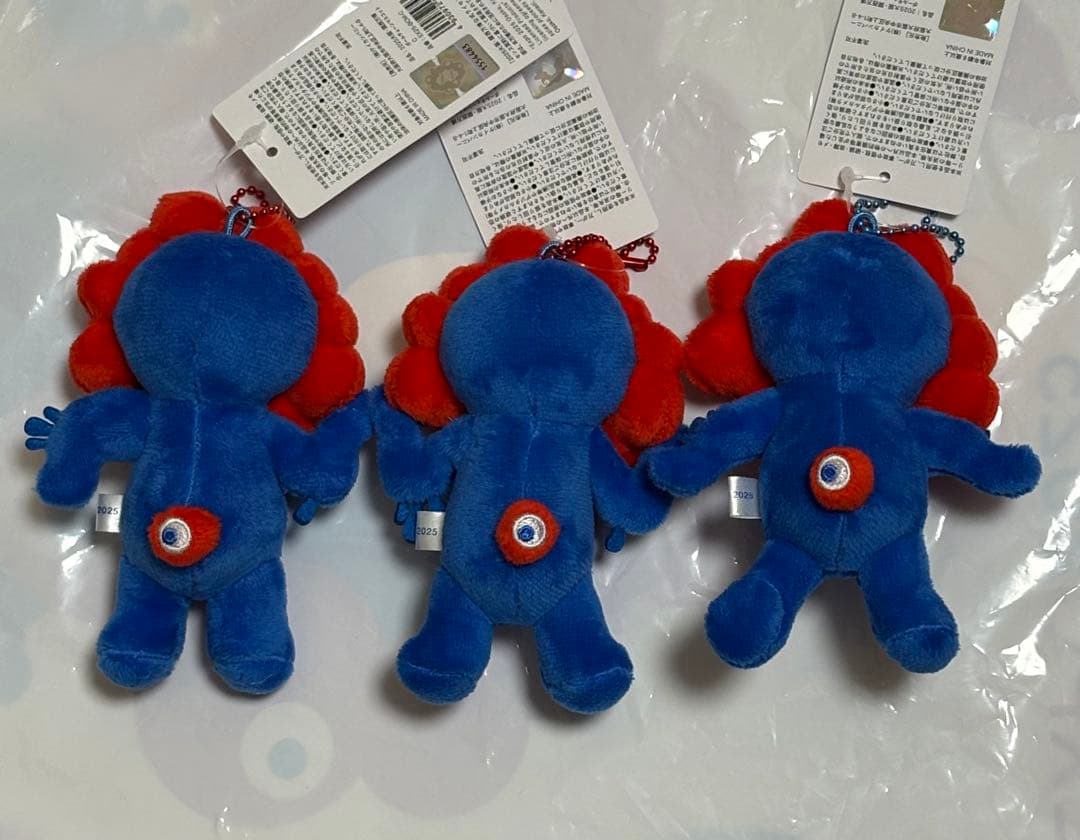 ミャクミャク ボールチェーン マスコット ABC 3個セット ノーマル