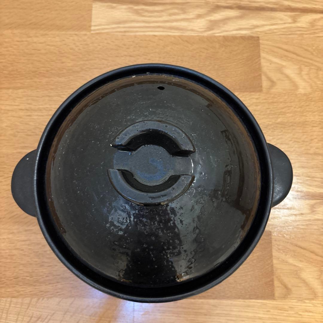 美品　長谷園　かまどさん　土鍋　3合