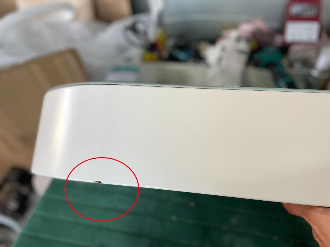 ホワイトドレッサー 訳あり品　写真をご確認 201-100-35 デスクのみ