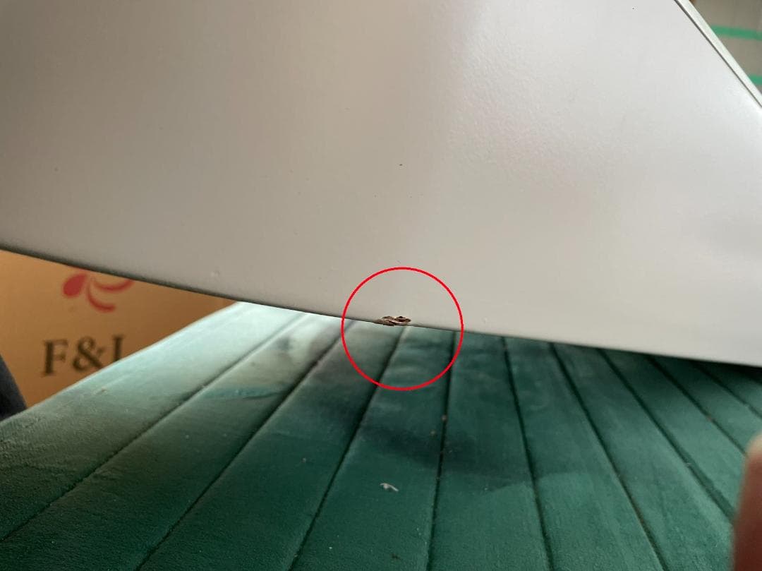 ホワイトドレッサー 訳あり品　写真をご確認 201-100-35 デスクのみ