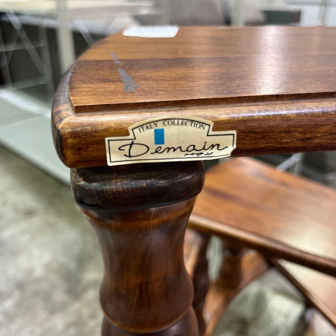 螺旋階段　飾り棚　イタリー　アンティーク