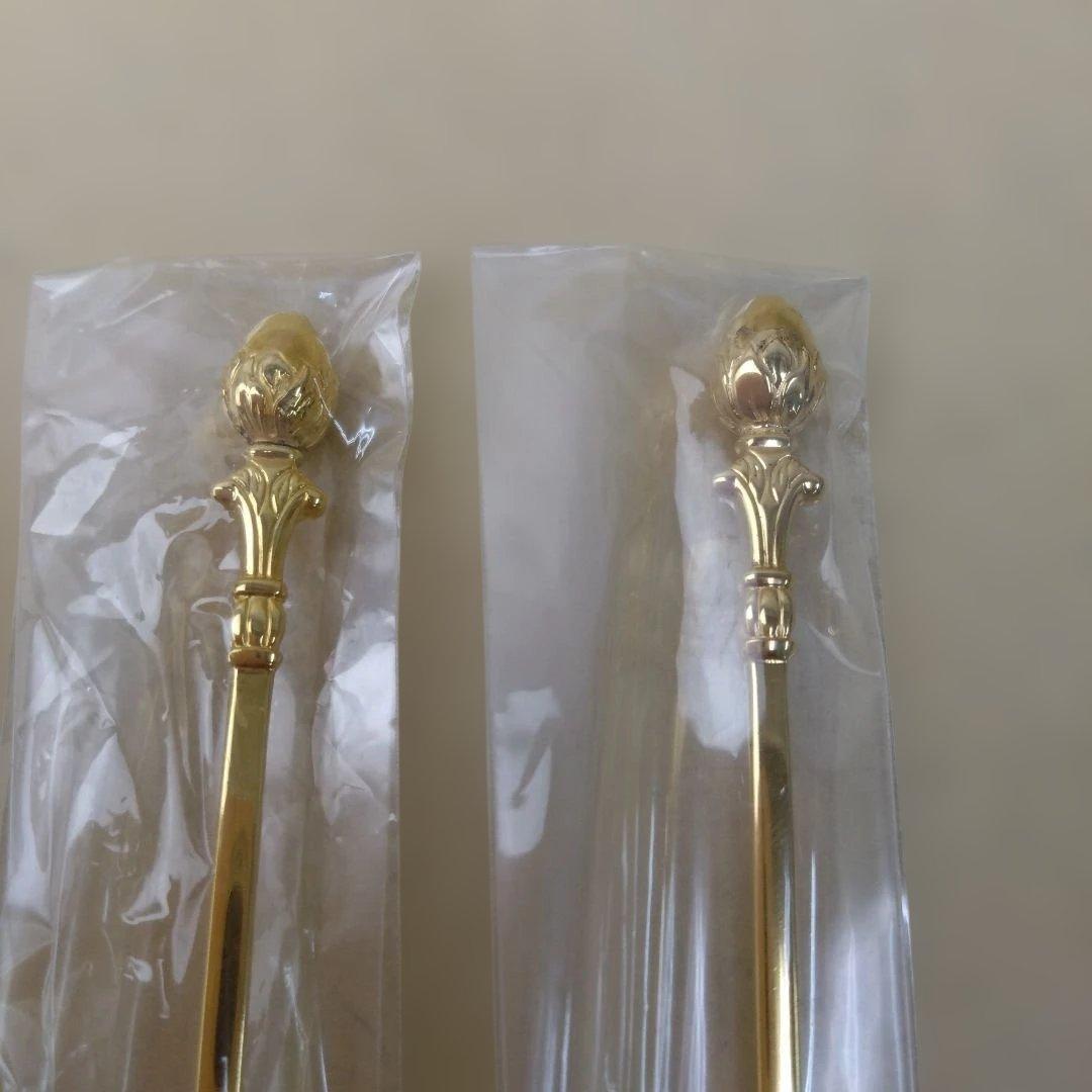 クリストフ・ウィドマン　カトラリー5本 24金プレート