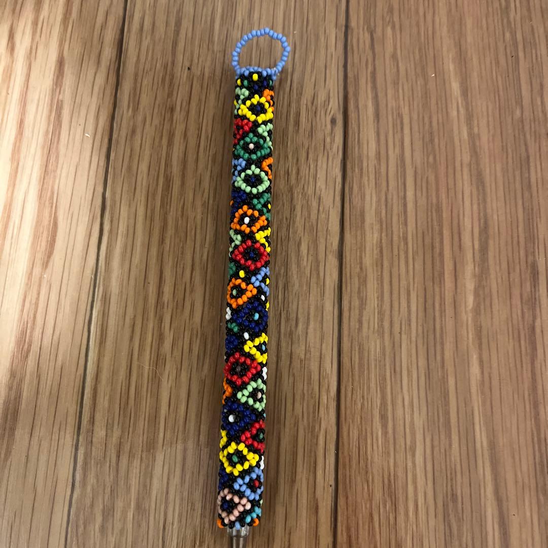 ビーズ刺繍 アンクレット 多色