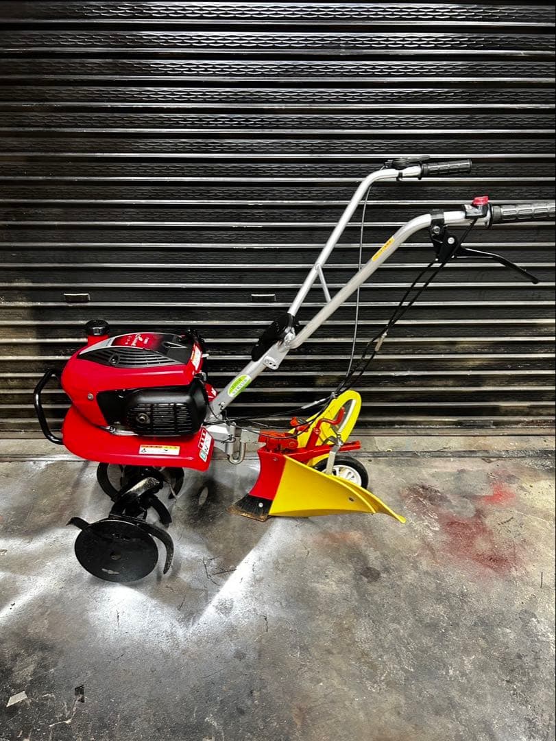 ホンダ管理機 耕うん機 F220 New イエロー 培土器 付き　動作確認済み！