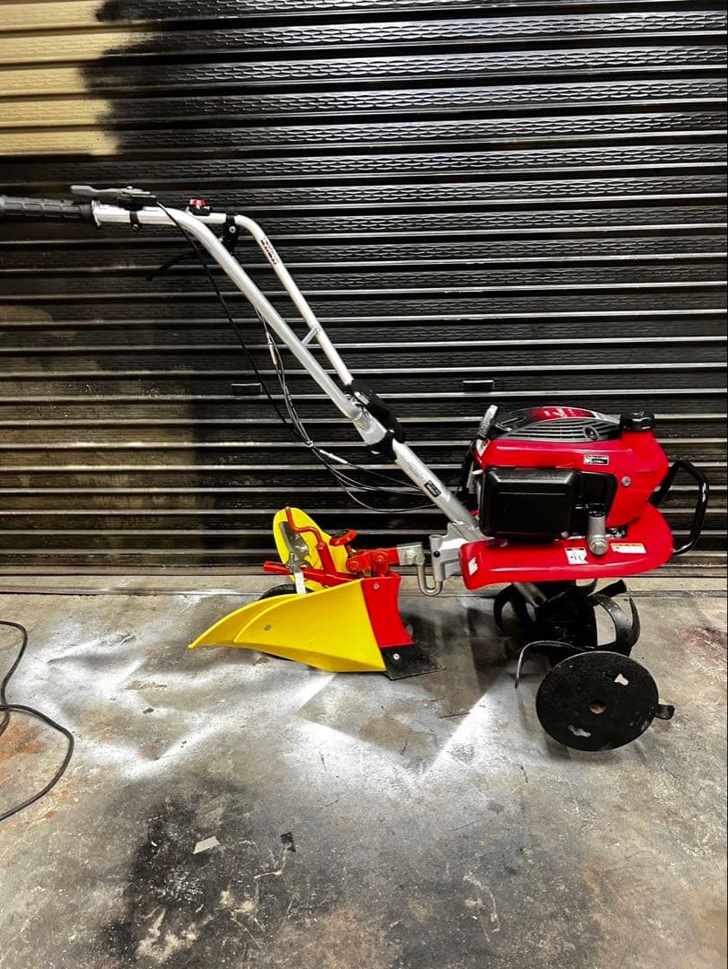 ホンダ管理機 耕うん機 F220 New イエロー 培土器 付き　動作確認済み！