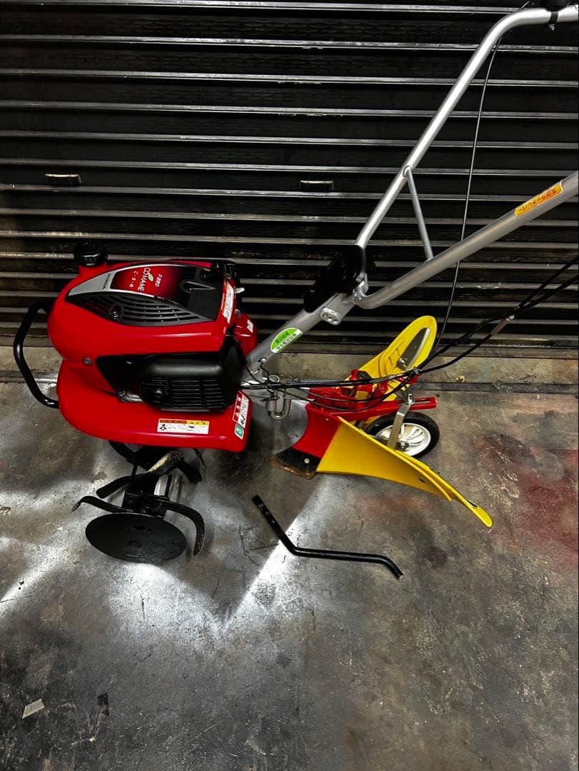 ホンダ管理機 耕うん機 F220 New イエロー 培土器 付き　動作確認済み！