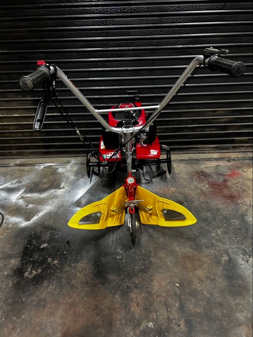 ホンダ管理機 耕うん機 F220 New イエロー 培土器 付き　動作確認済み！