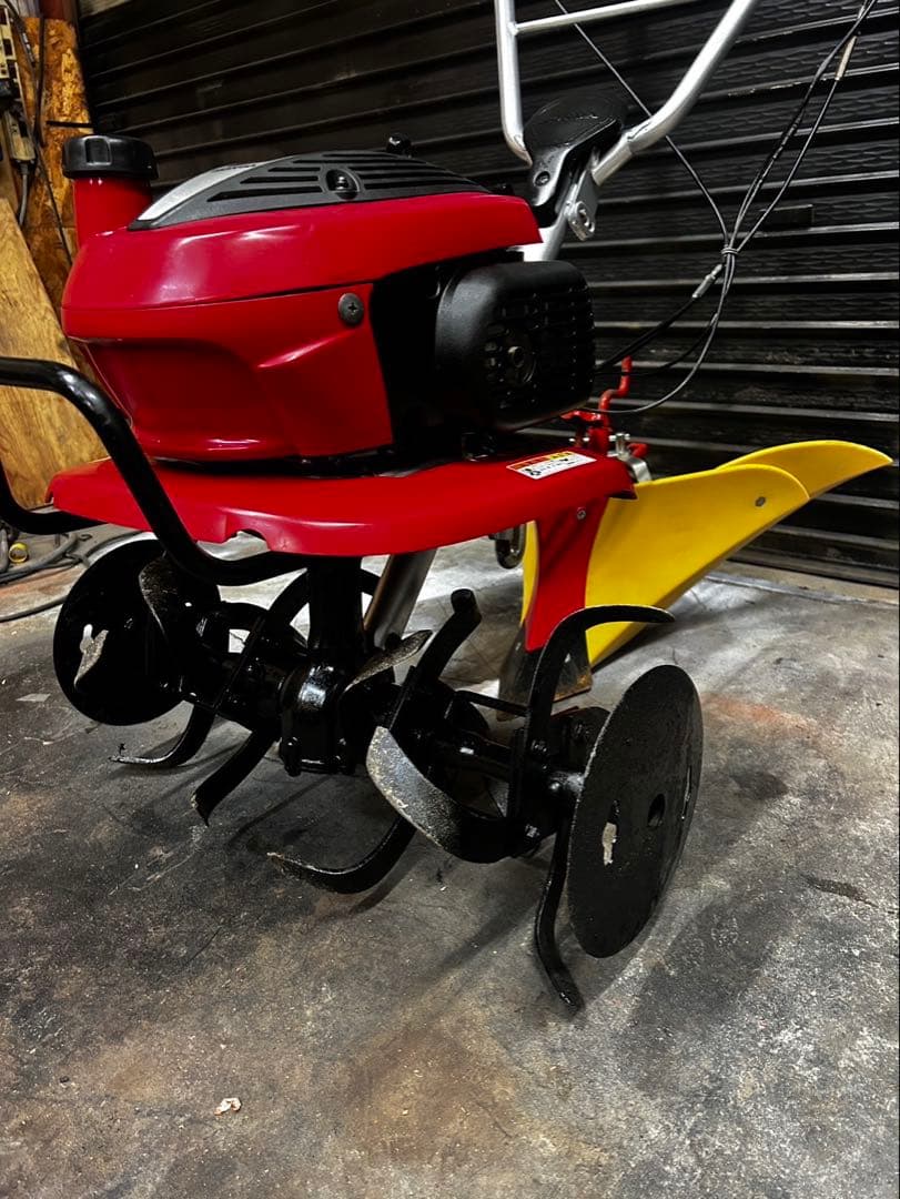 ホンダ管理機 耕うん機 F220 New イエロー 培土器 付き　動作確認済み！