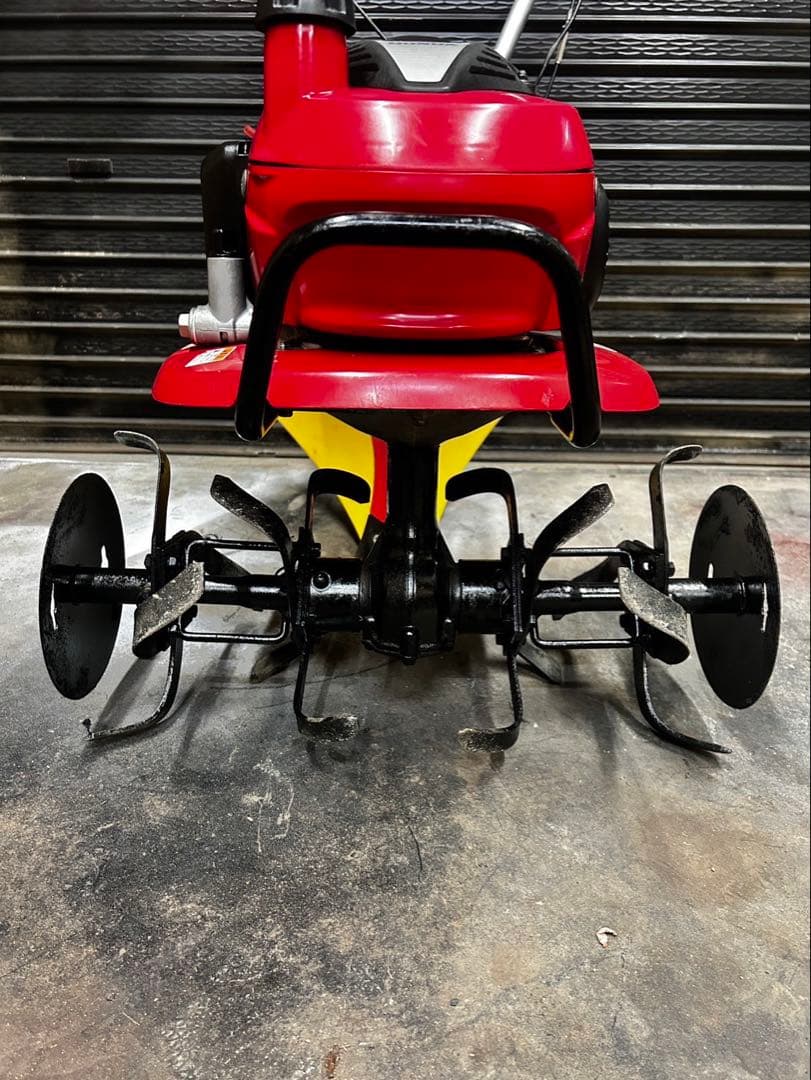 ホンダ管理機 耕うん機 F220 New イエロー 培土器 付き　動作確認済み！