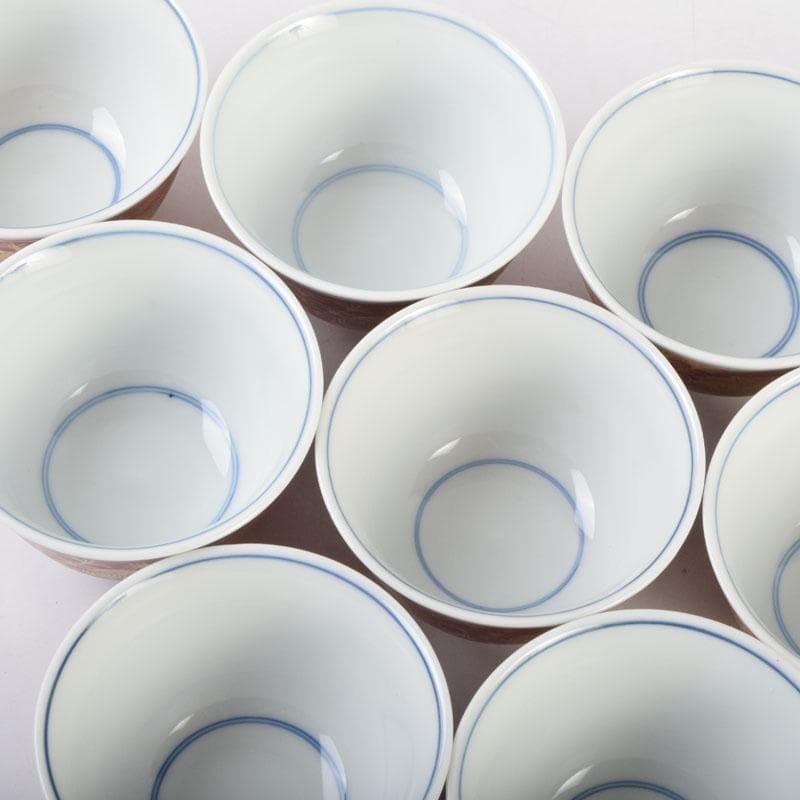 九谷焼 九谷陶源製 金襴手 花草文 煎茶碗 十客 共箱 C 9026 - メルカリ