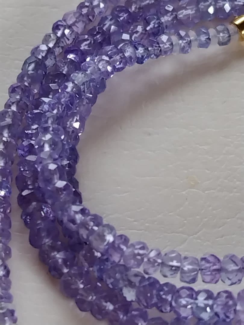 【鑑別書】K18 タンザナイト　ネックレス