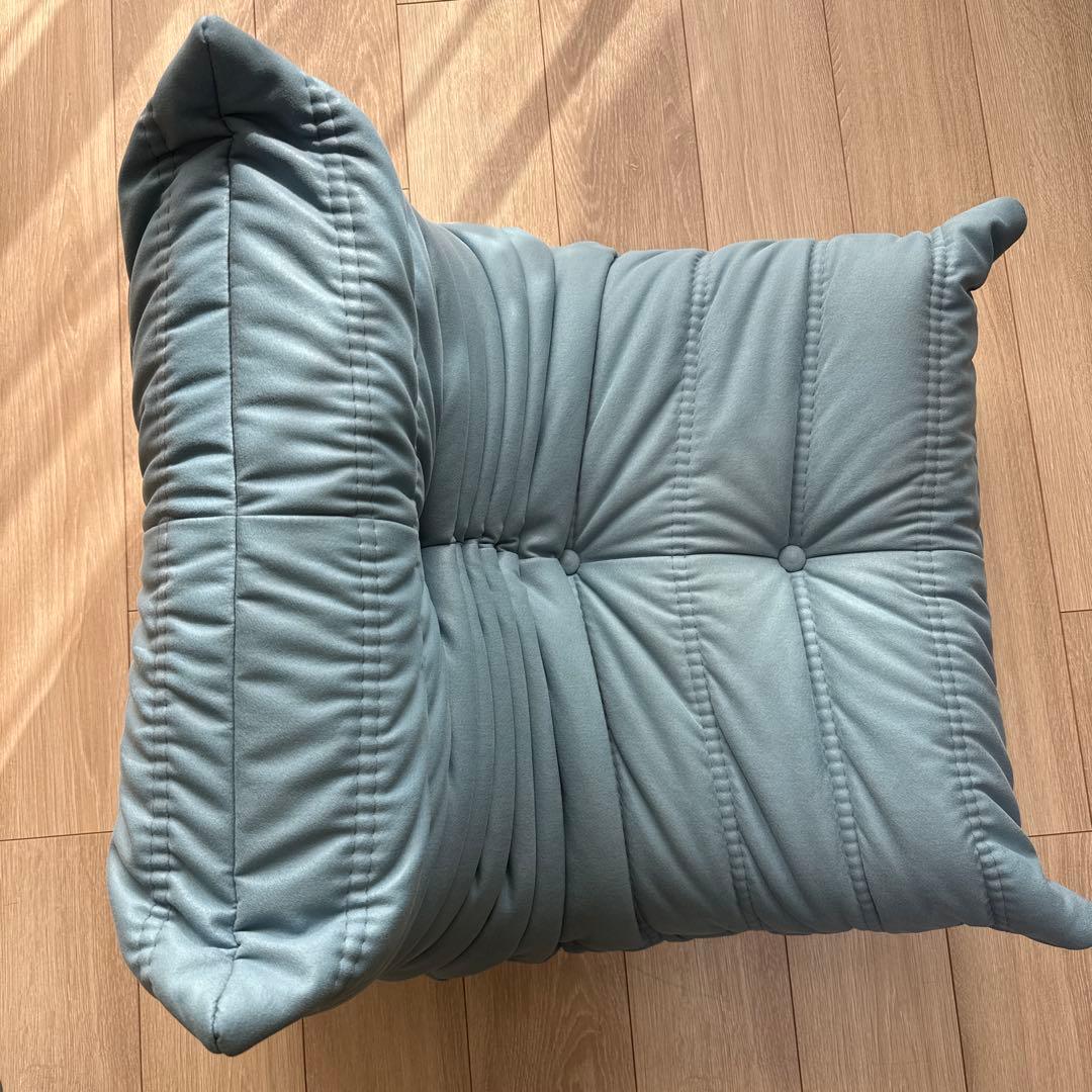 リーンロゼ ロゼトーゴミニ ブルー系 Mランク張地/人工皮革/販売価格17万円