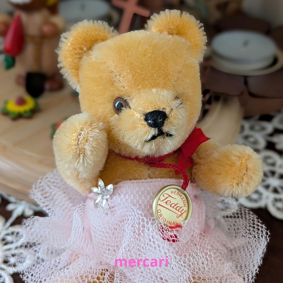 【希少】1970年代 西ドイツ製 ハーマン テディベア ヴィンテージ 13cm