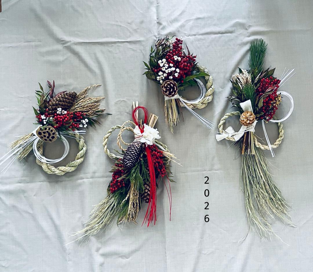 2026年度和風しめ縄飾り