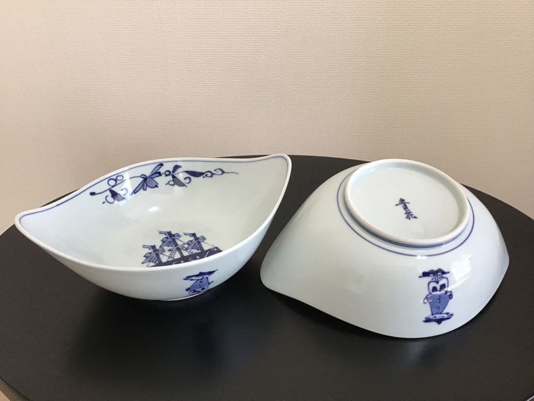 有田焼しん窯 青花 舟型大鉢2 小楕円2 - メルカリ