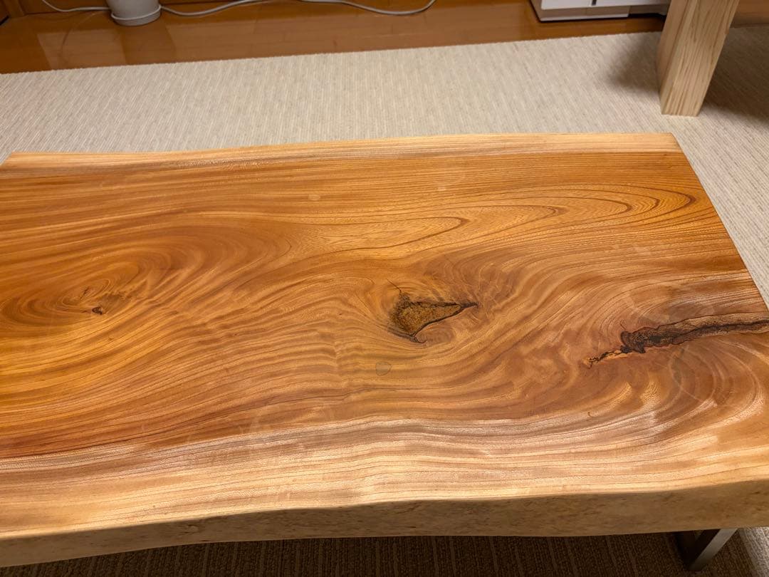 無垢材ローテーブル