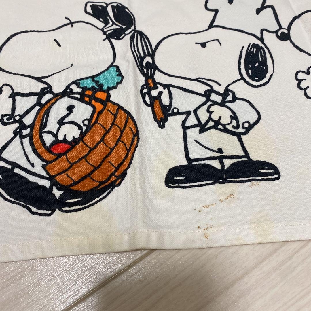 スヌーピー エプロン レトロ 子ども用エプロン - メルカリ